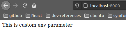 read env param in symfony controller result