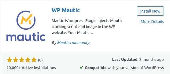 wp mautic plugin