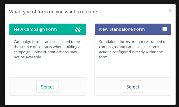 multi step form standalone Form