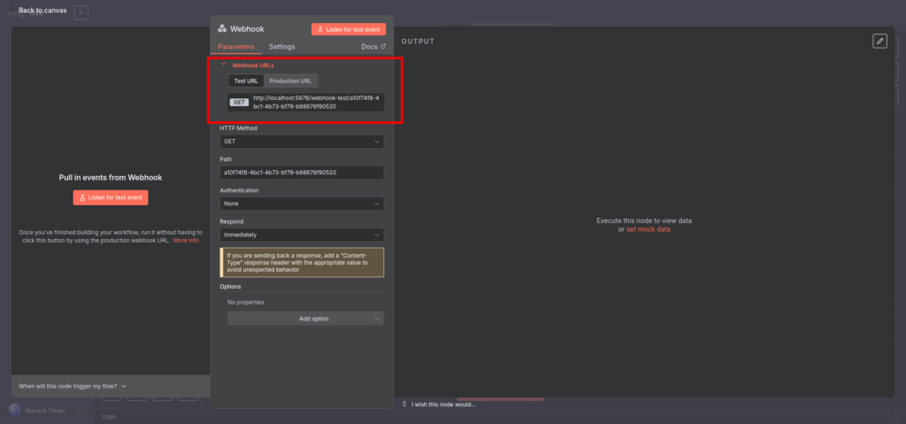 n8n webhook