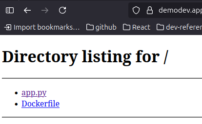 docker deployment demonstration